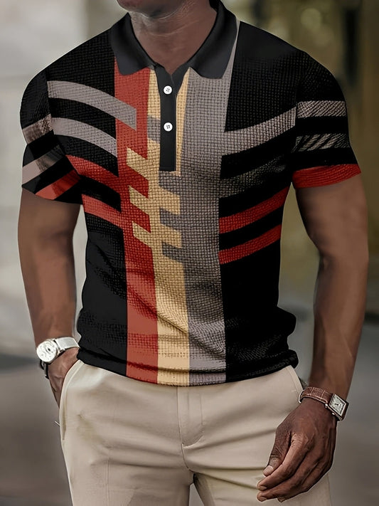 Ronny - Men's stylish button-up polo shirt