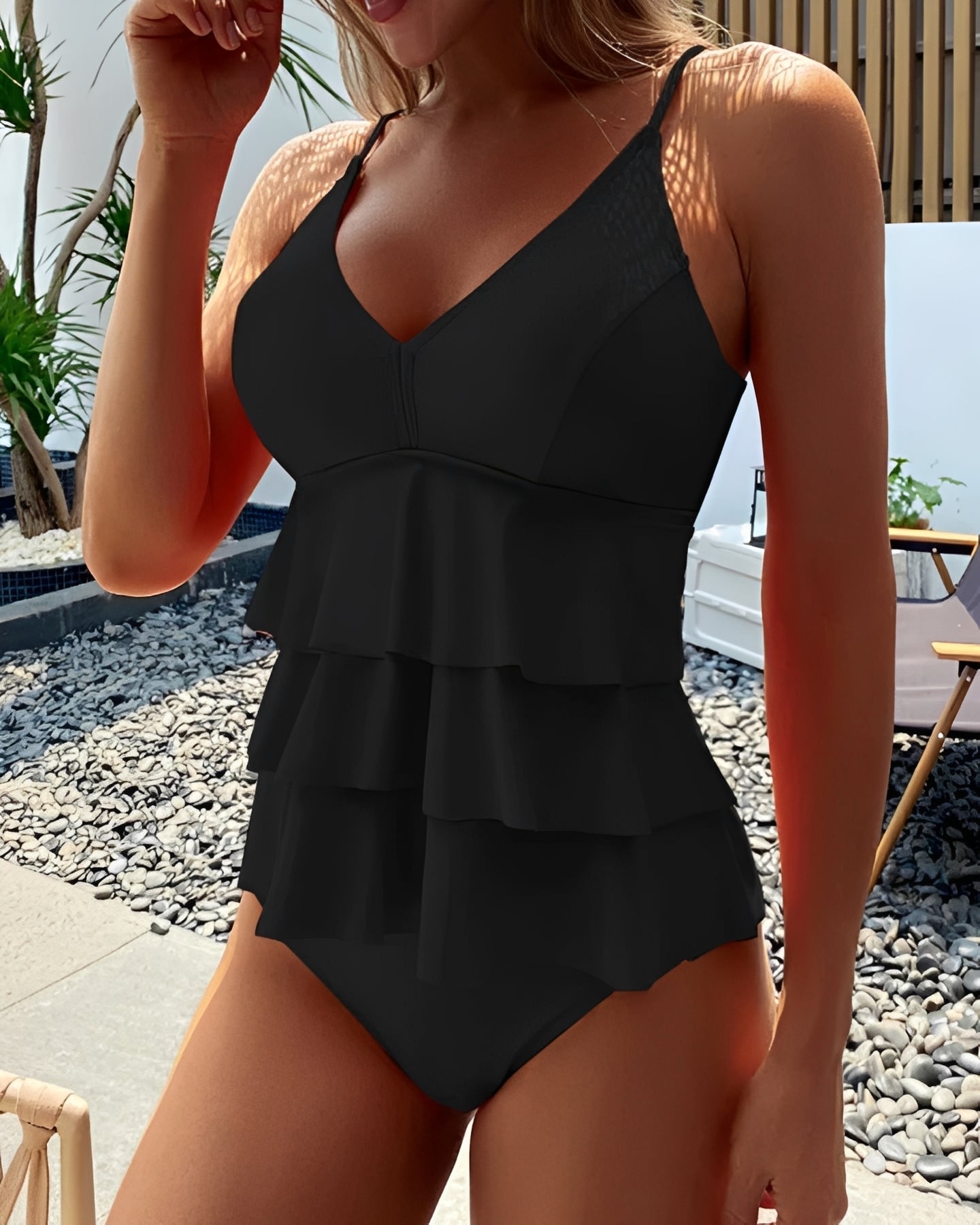Lauren - Stylish Ruffle Swimsuit