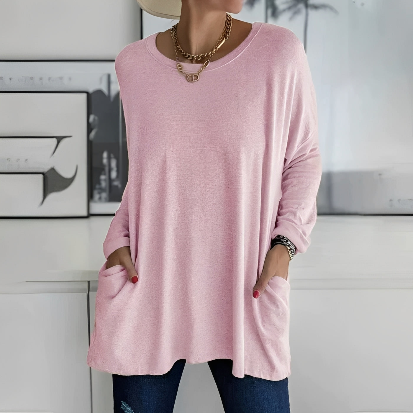 Chantelle - Long-Sleeved Shirt with Pockets