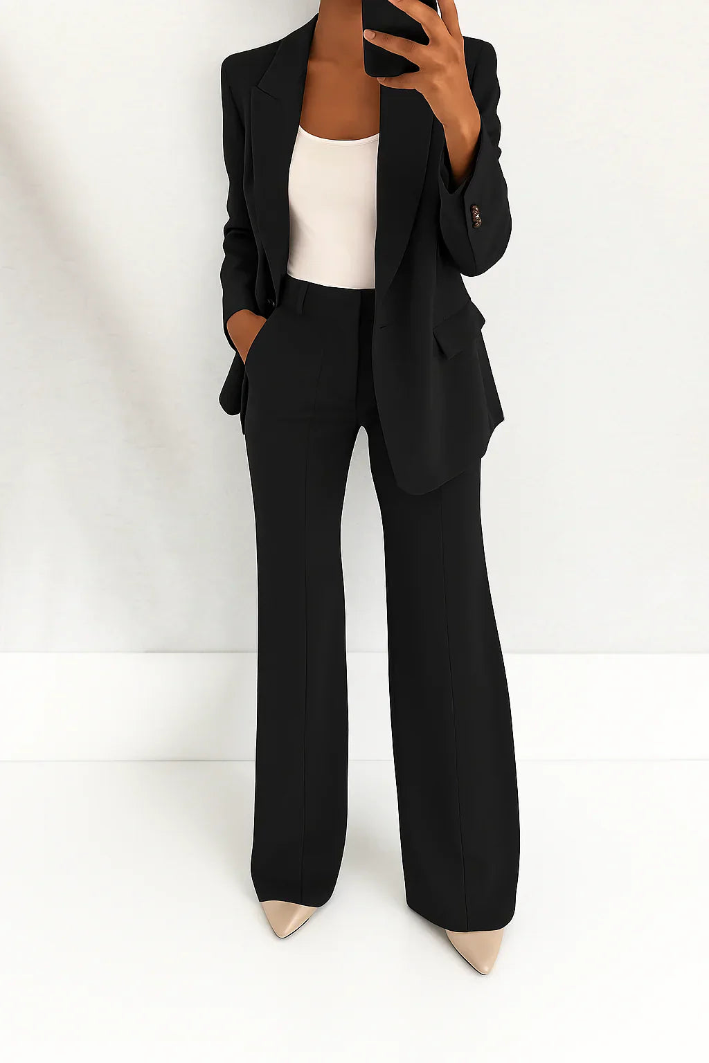 Julie- Elegant Women's Pantsuit Set