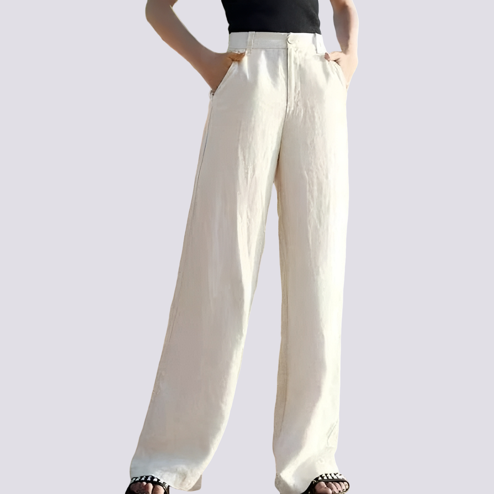 Nellie - Comfortable Loose Wide-Leg Pants