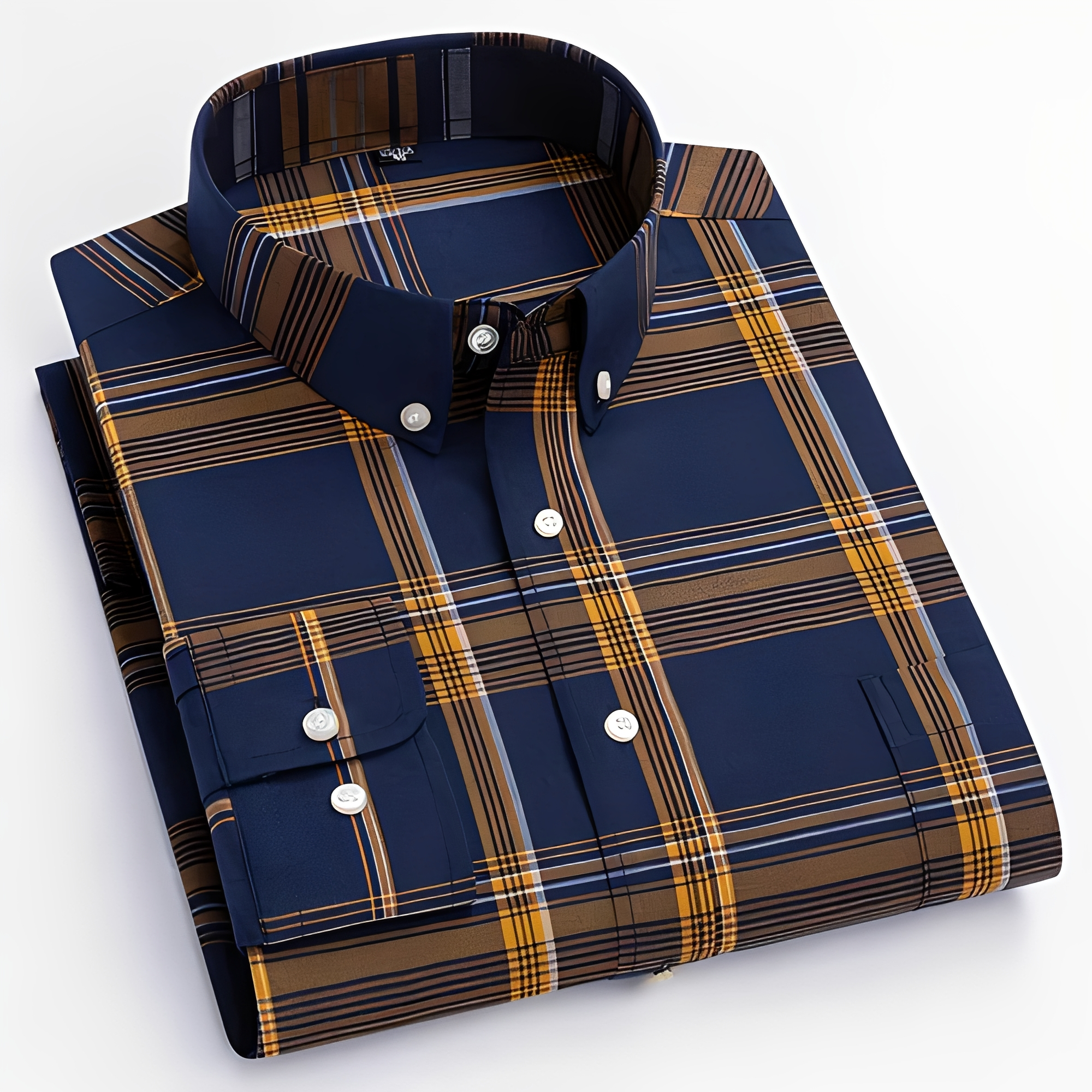 Aldrine - Long sleeve casual shirt for men