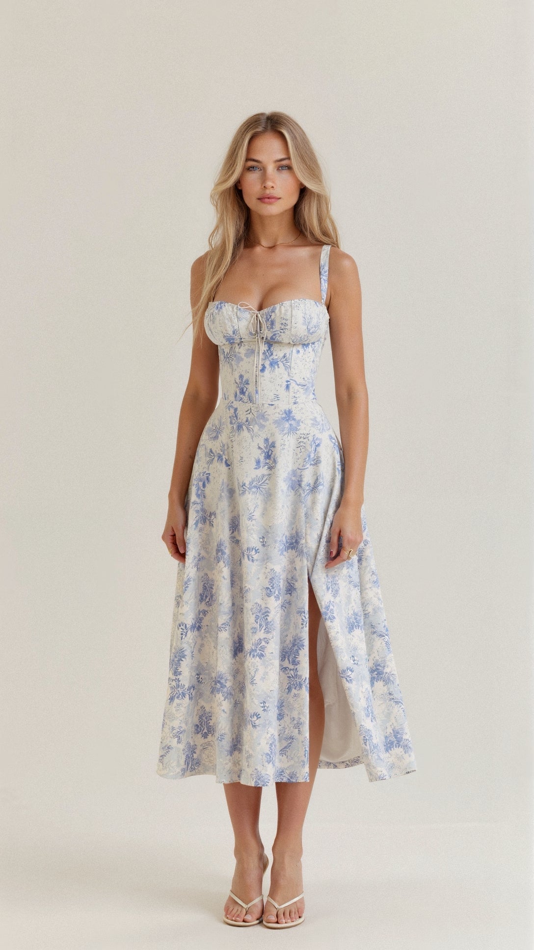 Liana – Corset Midi Dress