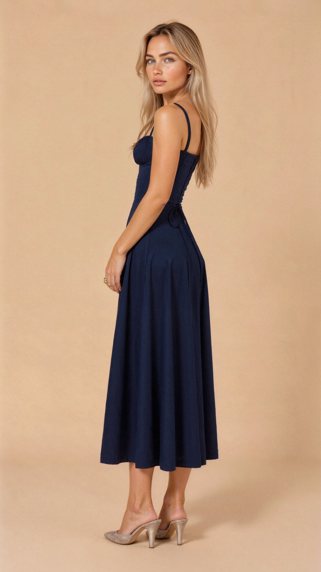 Liana – Corset Midi Dress