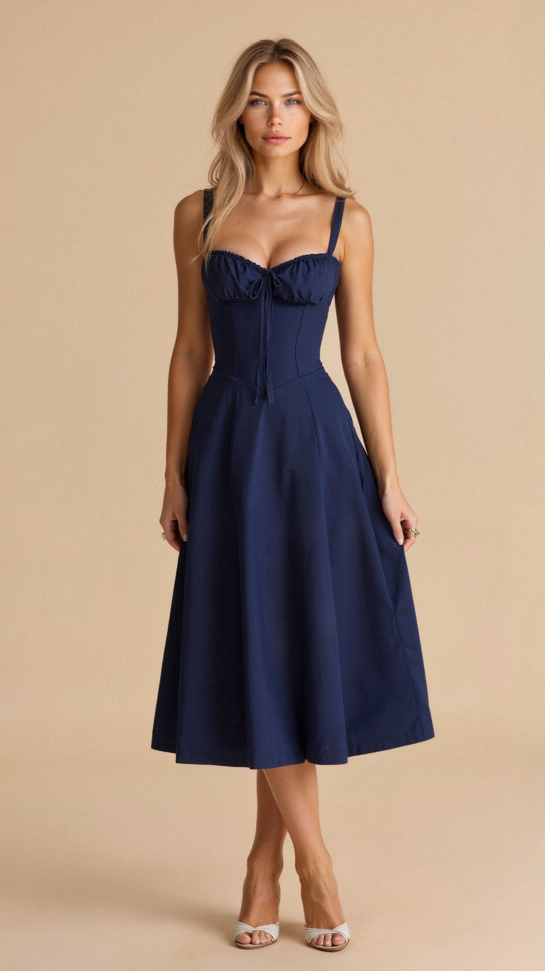 Liana – Corset Midi Dress