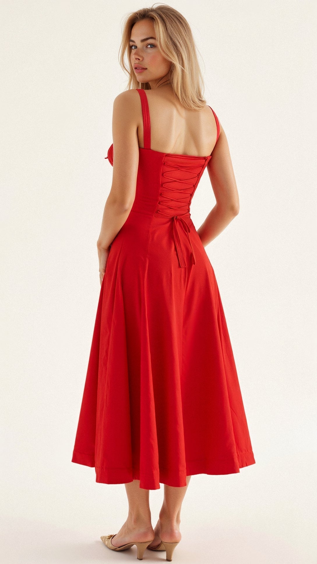 Liana – Corset Midi Dress
