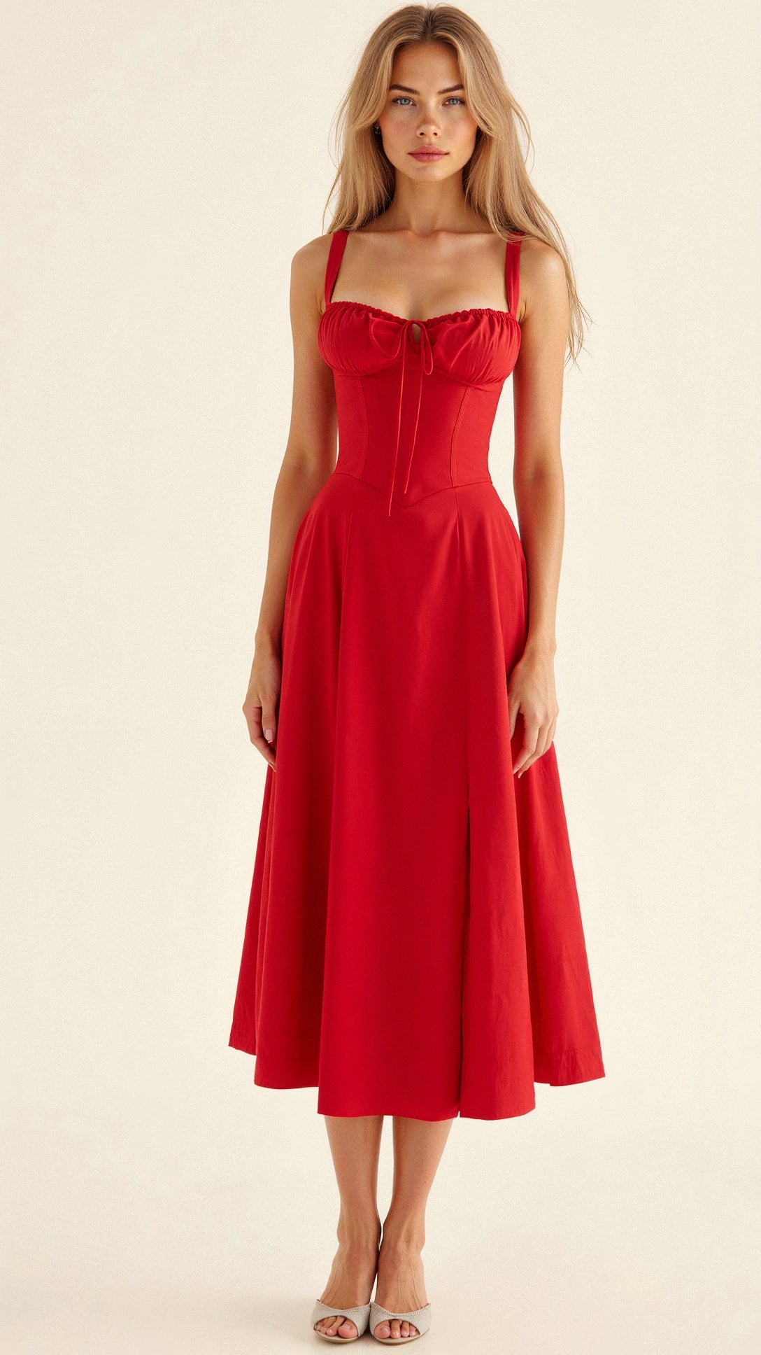 Liana – Corset Midi Dress